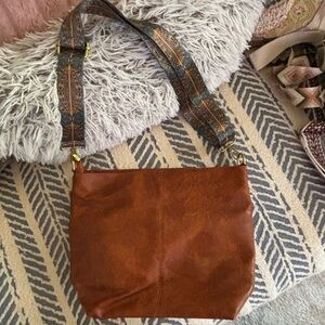 Brown Leather Shoulder Bag